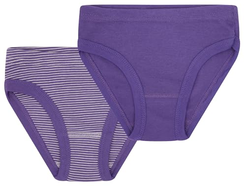 loud + proud Doppelpack Kinder Unterhosen Slips, Feinripp aus Bio Baumwolle und GOTS Zertifiziert von loud + proud