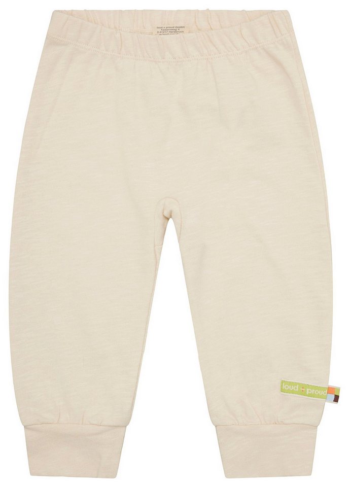 loud + proud Jerseyhose aus weichem Slub-Jersey Biobaumwolle, GOTS von loud + proud