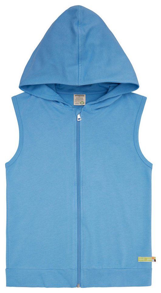 loud + proud Jerseyweste mit Kapuze Bio Baumwolle von loud + proud