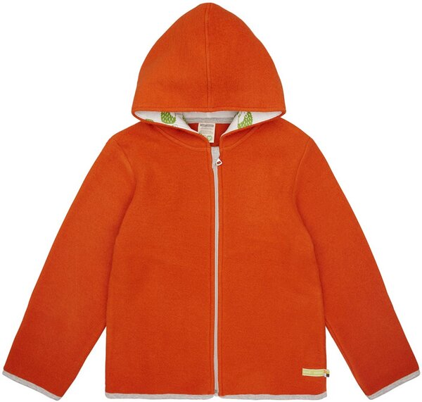 loud + proud Kinder Jacke Wollfleece, GOTS-zertifiziert von loud + proud