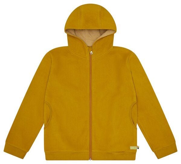 loud + proud Kinder Jacke aus Baumwoll-Fleece, GOTS-zertifiziert von loud + proud