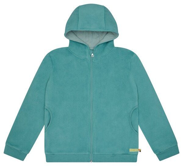loud + proud Kinder Jacke aus Baumwoll-Fleece, GOTS-zertifiziert von loud + proud