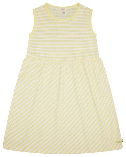 loud + proud Kinder Kleid Streifen mit Leinen, GOTS-zertifiziert von loud + proud