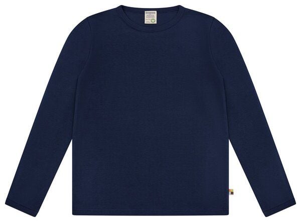 loud + proud Kinder Shirt langarm uni, GOTS-zertifiziert von loud + proud