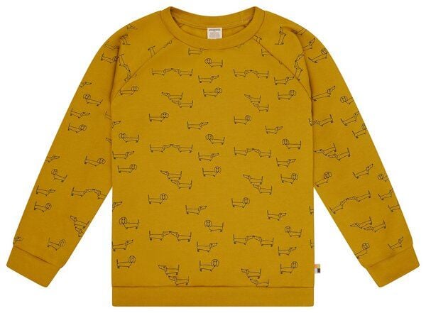 loud + proud Kinder Sweatshirt mit Alloverdruck, GOTS-zertifiziert von loud + proud