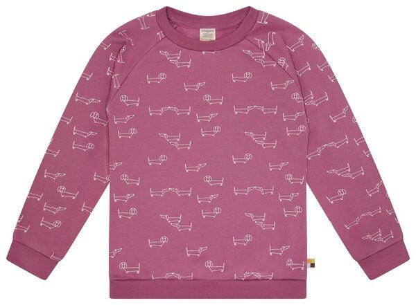 loud + proud Kinder Sweatshirt mit Alloverdruck, GOTS-zertifiziert von loud + proud