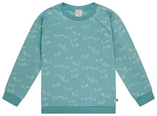 loud + proud Kinder Sweatshirt mit Alloverdruck, GOTS-zertifiziert von loud + proud