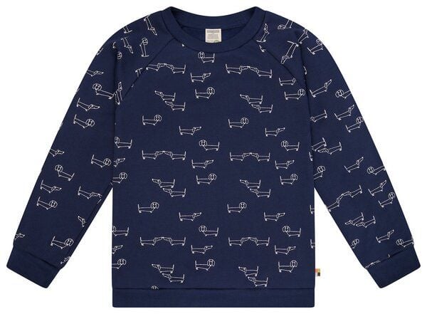 loud + proud Kinder Sweatshirt mit Alloverdruck, GOTS-zertifiziert von loud + proud