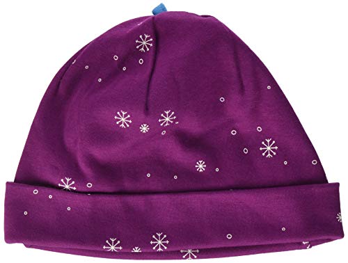 Loud + Proud Kinder-Unisex Druck Beanie-Mütze, Plum, 98/104 von loud + proud