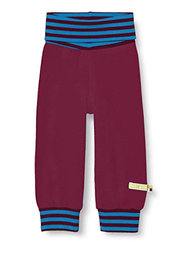 loud + proud Kinder-Unisex Uni Hose, Plum, 74/80 von loud + proud