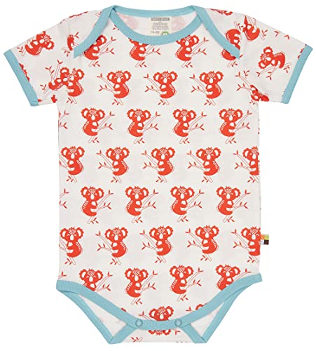 loud + proud Kinder und Baby Kurzarm Body mit Druck aus Bio Baumwolle (kbA), GOTS Zertifiziert von loud + proud