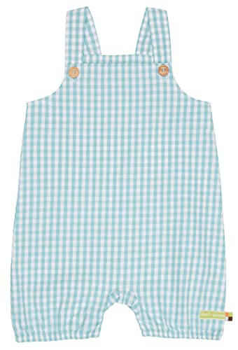 loud + proud Kurze Latzhose Vichy-Karo, GOTS Zertifiziert von loud + proud
