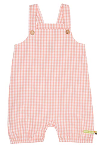 loud + proud Kurze Latzhose Vichy-Karo, GOTS Zertifiziert von loud + proud