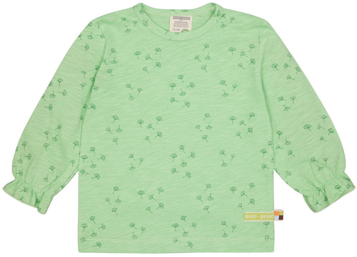 loud + proud Langarmshirt aus Biobaumwolle GOTS von loud + proud