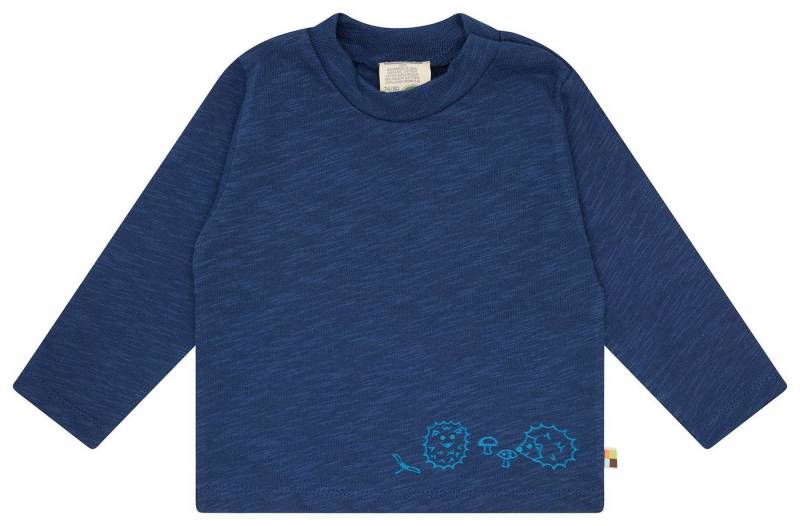loud + proud Langarmshirt aus Slub Jersey mit seitlichem Druck Biobaumwolle, GOTS von loud + proud