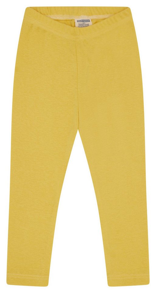 loud + proud Leggings uni, Feinripp GOTS zertifizierte Biobaumwolle von loud + proud