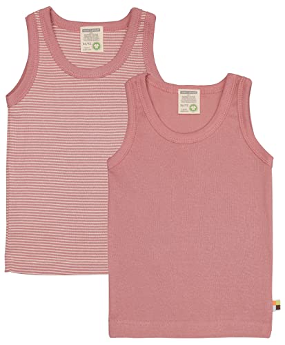 loud + proud Doppelpack Kinder Unterhemd Tanktop aus Bio Baumwolle und GOTS Zertifiziert von loud + proud
