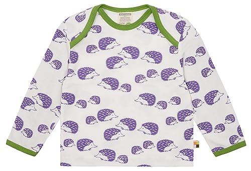 loud + proud Mädchen Druck, GOTS Zertifiziert Shirt, Violet, 158-164 EU von loud + proud