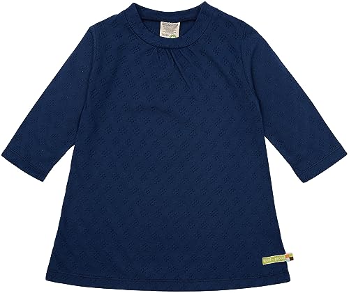 loud + proud Mädchen Jacquard Strick, GOTS Zertifiziert Kinderkleid, Ultramarine, 122-128 EU von loud + proud