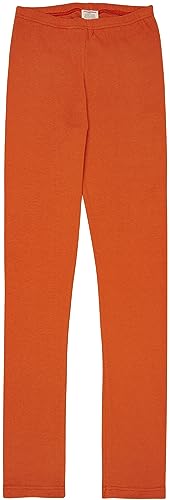 loud + proud Mädchen Legging, GOTS Zertifiziert, Terracotta, 140 EU von loud + proud