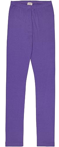 loud + proud Mädchen Legging, GOTS Zertifiziert, Violet, 140 EU von loud + proud