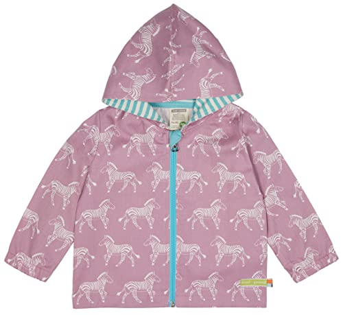 loud + proud Mädchen Outdoor, Gots Zertifiziert Jacke, Aster, 86-92 EU von loud + proud