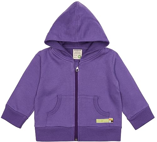 loud + proud Mädchen Sweatjacke, GOTS-Zertifiziert Jacke, Violet, 146/152 von loud + proud