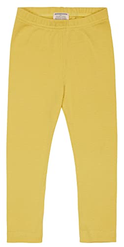 loud + proud Mädchen Uni, GOTS Zertifiziert Leggings, Gold, 74/80 von loud + proud