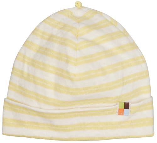 loud + proud Mütze Streifen mit Leinen, aus Bio Baumwolle, GOTS Zertifiziert von loud + proud