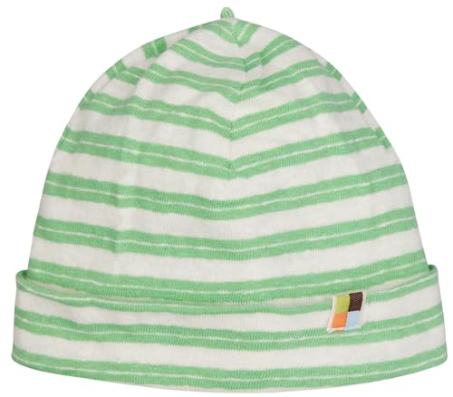 loud + proud Mütze Streifen mit Leinen, aus Bio Baumwolle, GOTS Zertifiziert von loud + proud