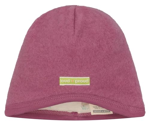 loud + proud Mütze Wollfleece, GOTS Zertifiziert von loud + proud