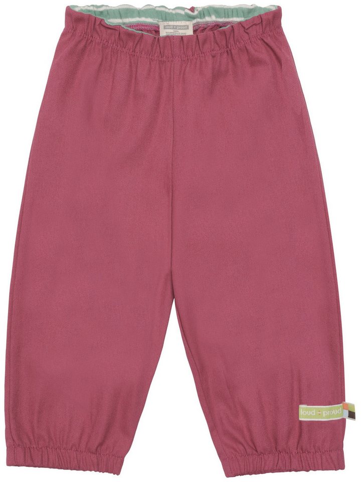 loud + proud Outdoorhose uni und wasserabweisend GOTS zertifizierte Biobaumwolle von loud + proud