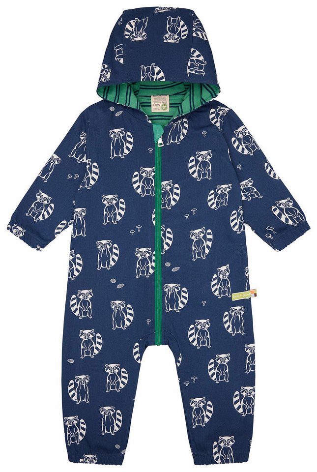 loud + proud Overall, wasserabweisend mit Druck Biobaumwolle, GOTS, wasserabweisend von loud + proud