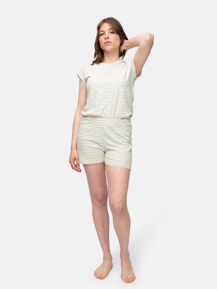 greenjama Pyjamashorts Biobaumwolle mit kühlenden Leinenanteil von greenjama