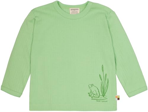 loud + proud Shirt, Langarm, Derby Rib mit Druck, aus Bio Baumwolle, GOTS Zertifiziert von loud + proud