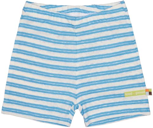 loud + proud Short Ringel mit Leinen, aus Bio Baumwolle, GOTS Zertifiziert von loud + proud