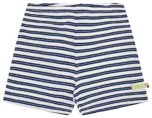 loud + proud Short Ringel mit Leinen, aus Bio Baumwolle, GOTS Zertifiziert von loud + proud
