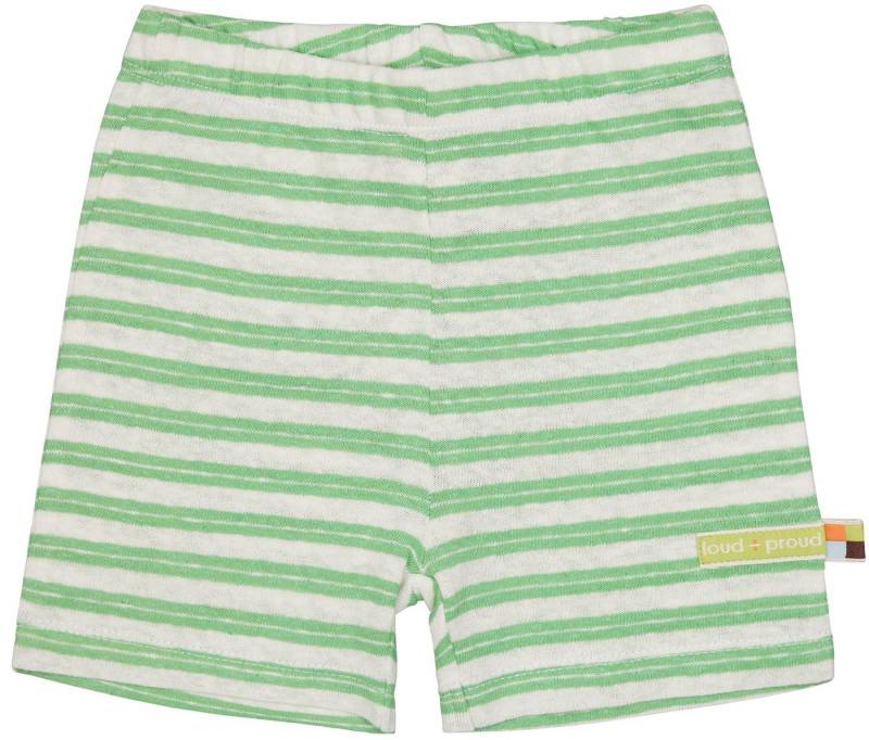 loud + proud Shorts aus Biobaumwolle mit Leinen, GOTS von loud + proud