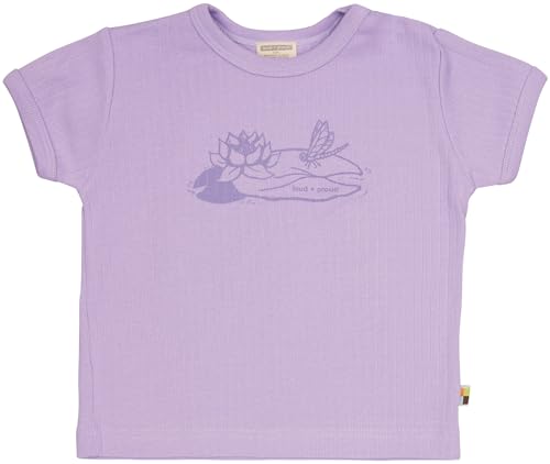 loud + proud T-Shirt, Derby Rib mit Druck, aus Bio Baumwolle, GOTS Zertifiziert von loud + proud