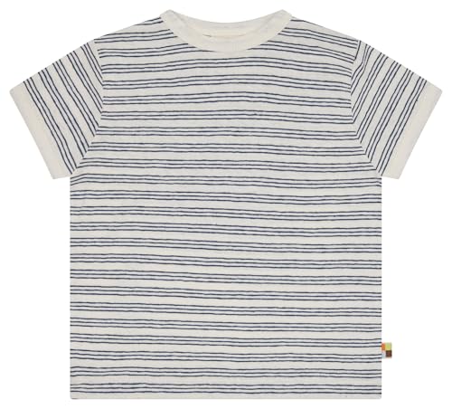 loud + proud T-Shirt Streifen mit Leinen und Bio Baumwolle, GOTS Zertifiziert von loud + proud
