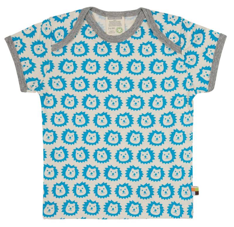loud + proud T-Shirt mit Tierdruck Bio Baumwolle, GOTS von loud + proud