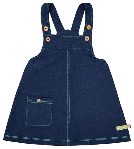 loud + proud Trägerrock aus Biobaumwolle in Jeans-Optik, GOTS Zertifiziert von loud + proud