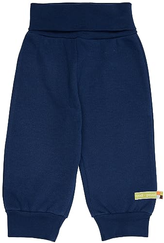 loud + proud Unisex Baby Interlock, GOTS Zertifiziert Freizeithose, Ultramarine, 68 EU von loud + proud