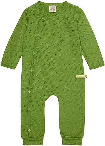 loud + proud Unisex Baby Jacquard Strick, Gots Zertifiziert Overall, Grass, 62-68 EU von loud + proud