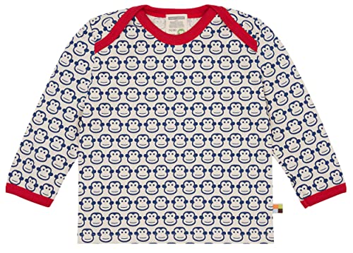 Shirt Langarm mit Print AFFE, GOTS Zertifiziert von loud + proud