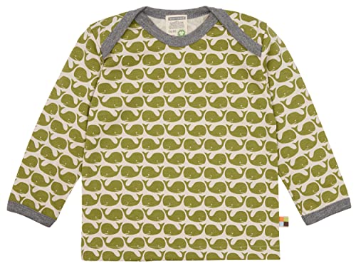 Shirt Langarm mit Print Wal, GOTS Zertifiziert von loud + proud