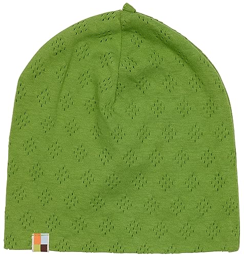 loud + proud Unisex Baby Lt1 Jacquard Strick, GOTS Zertifiziert Beanie-Mütze, Grass, 39-41 EU von loud + proud