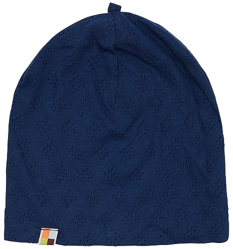 loud + proud Unisex Baby Lt1 Jacquard Strick, GOTS Zertifiziert Beanie-Mütze, Ultramarine, 39-41 EU von loud + proud