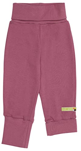 loud + proud Unisex Baby Mitwachs-hose, Gots Zertifiziert Hose, Grape, 74-80 EU von loud + proud