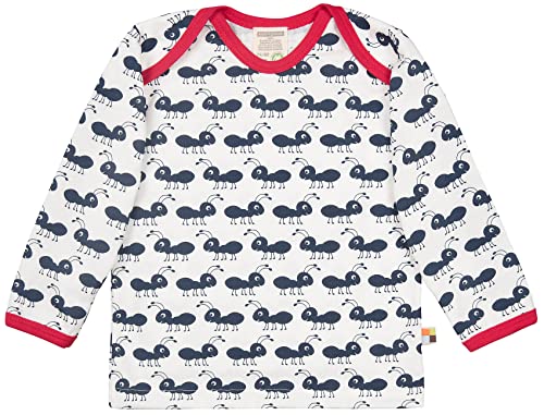 loud + proud Unisex Baby Shirt Langarm aus Bio Baumwolle, GOTS Zertifiziert T-Shirt, per Pack Blau (Navy ny), 86/92 (Herstellergröße: 86/92) von loud + proud